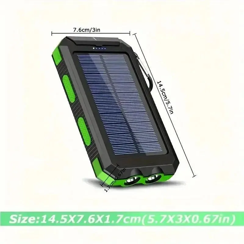 Portable Solar Energy Mobile Adventure Power Bank (7000 mAh)