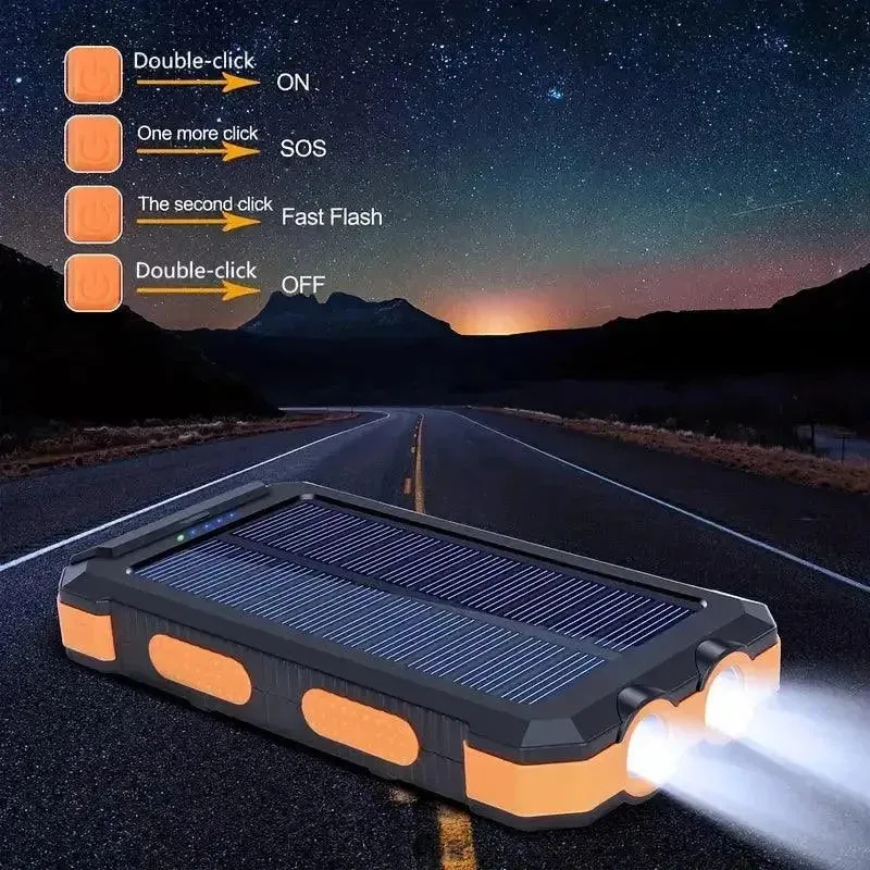 Portable Solar Energy Mobile Adventure Power Bank (7000 mAh)