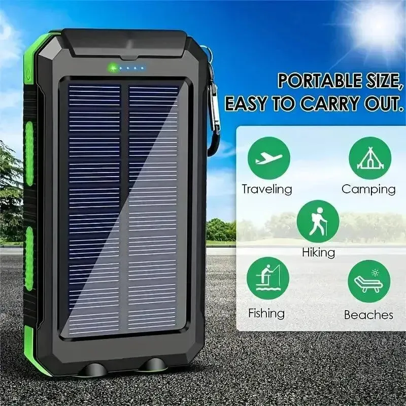 Portable Solar Energy Mobile Adventure Power Bank (7000 mAh)