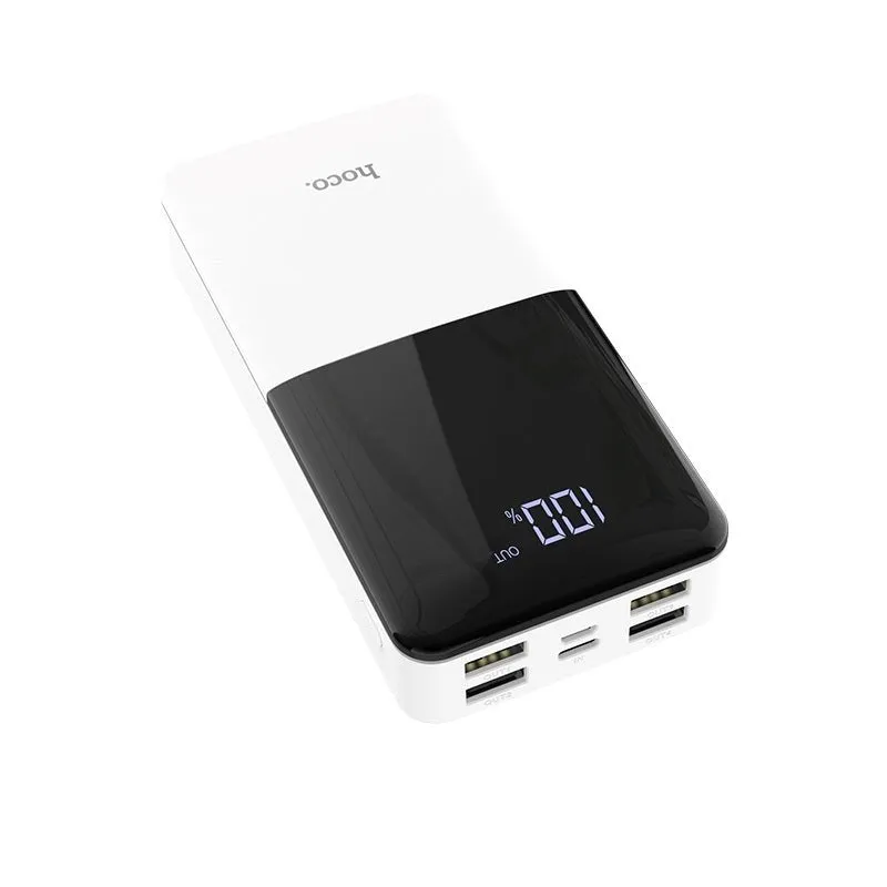 Power bank 20000mAh 4 USB Output -  hoco J42A - white