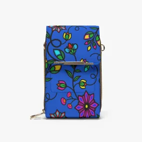 Prairie Paintbrush Blue Mobile Phone Chest Bag