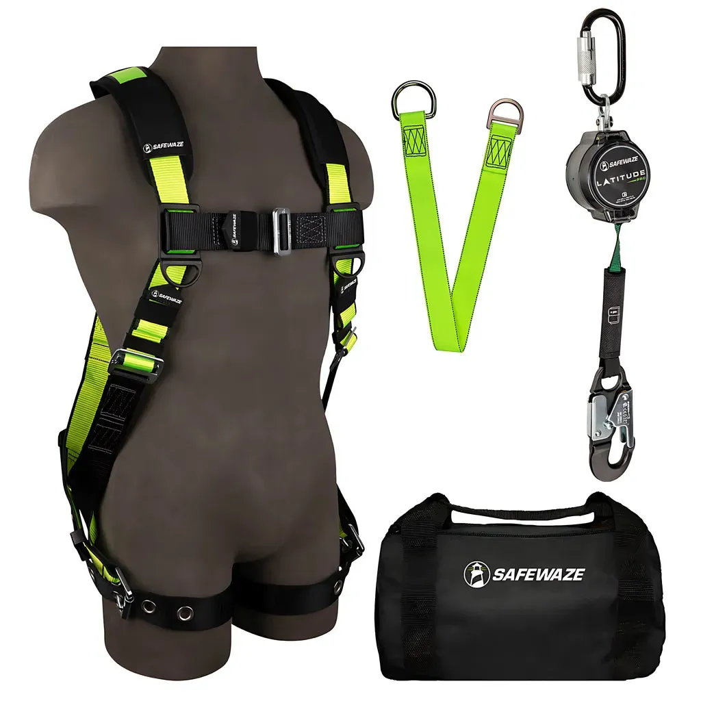 PRO Bag Combo: FS185-S/M Harness, 018-5009 SRL, FS811-3 Anchor, FS8125 Bag