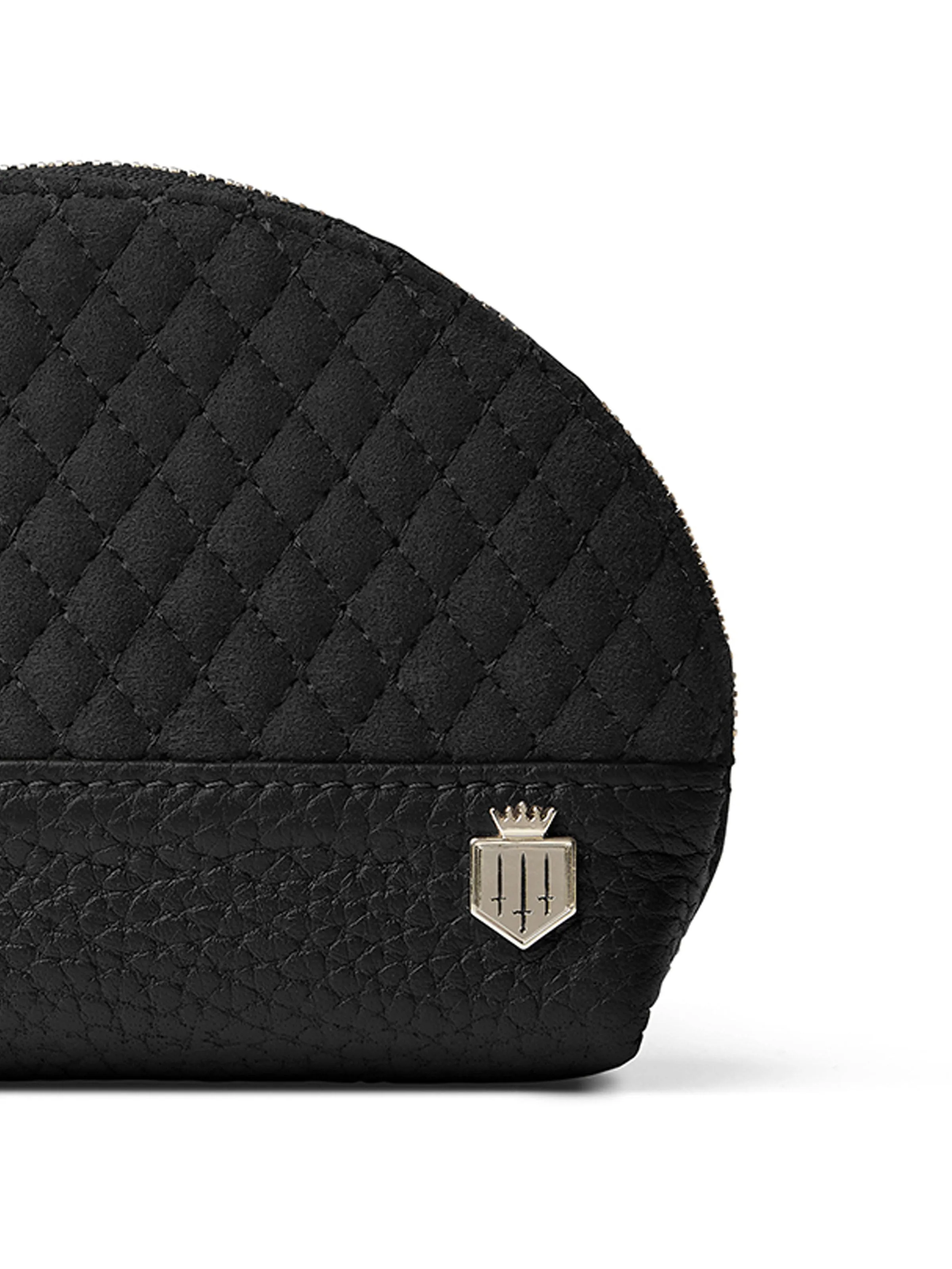 Quilted Chiltern Coin Purse - Black