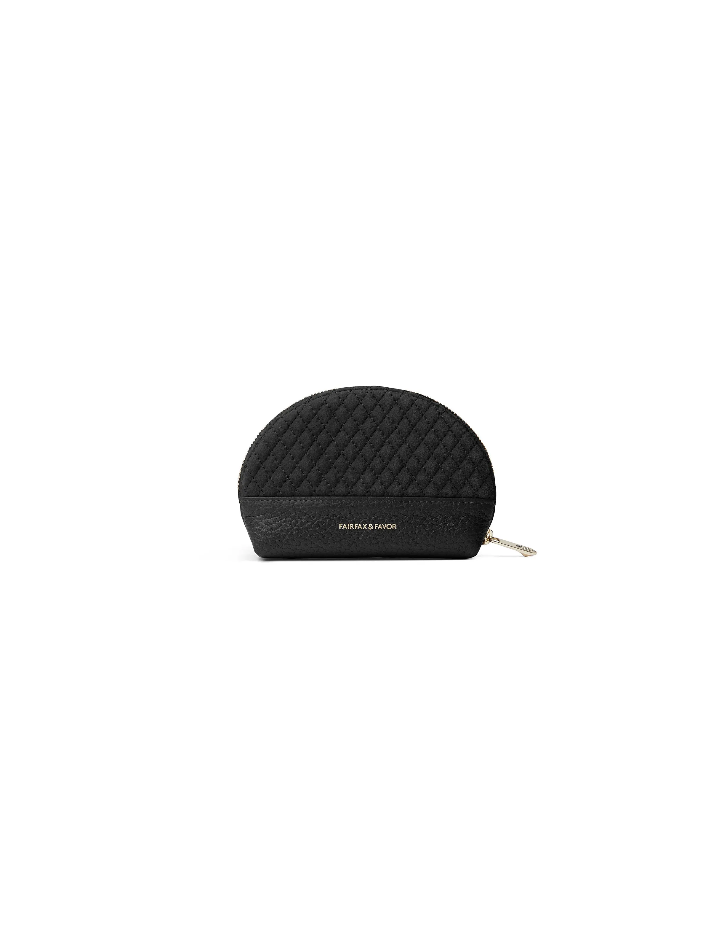 Quilted Chiltern Coin Purse - Black