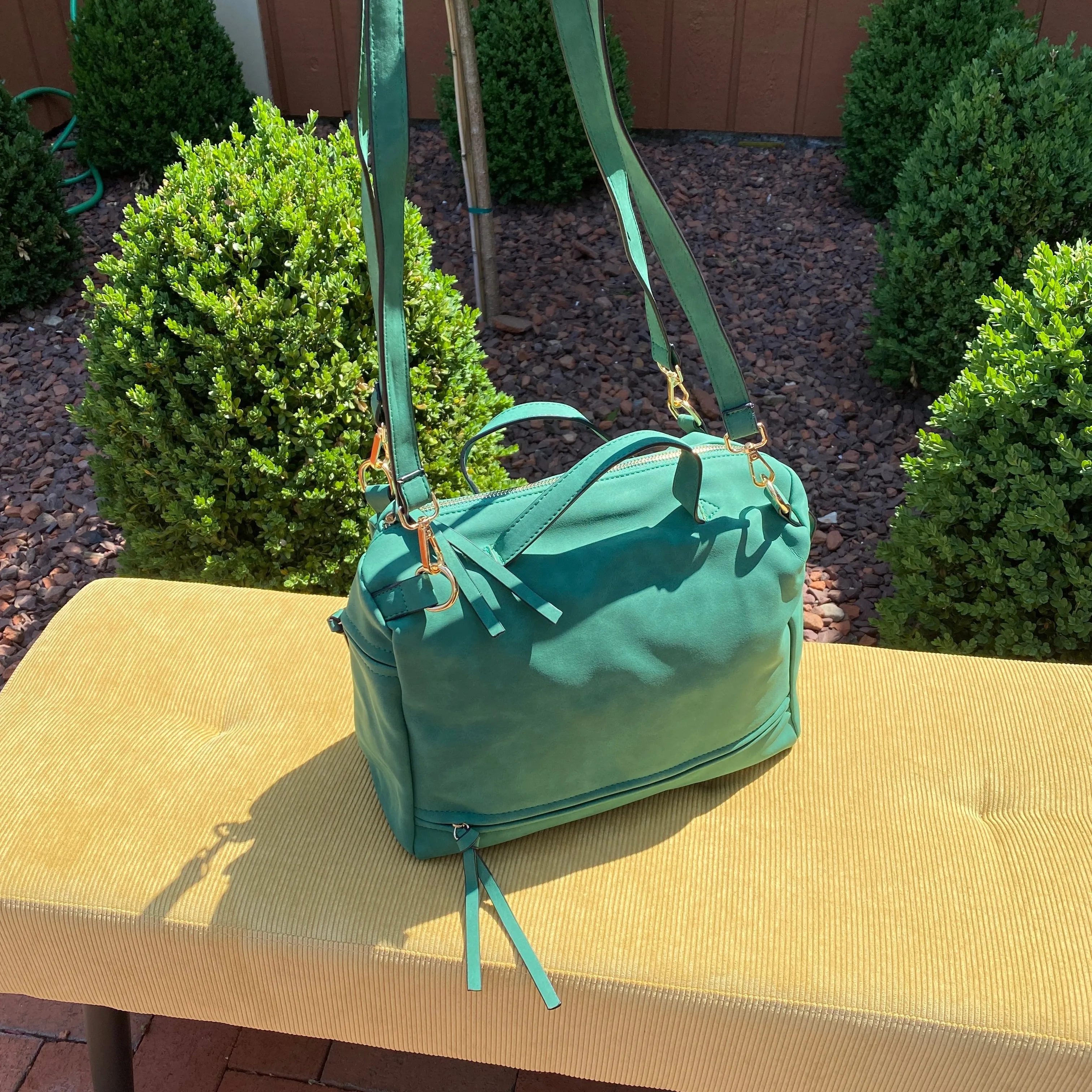 Quinn - Suede Handbag