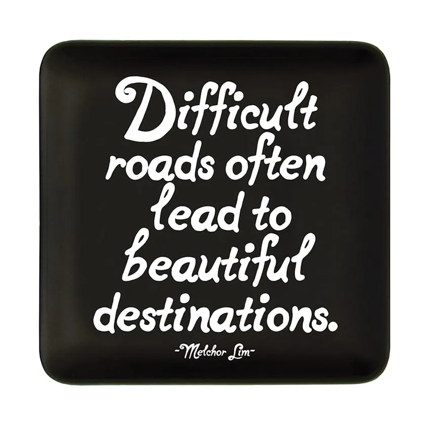 "difficult roads" trinket dish