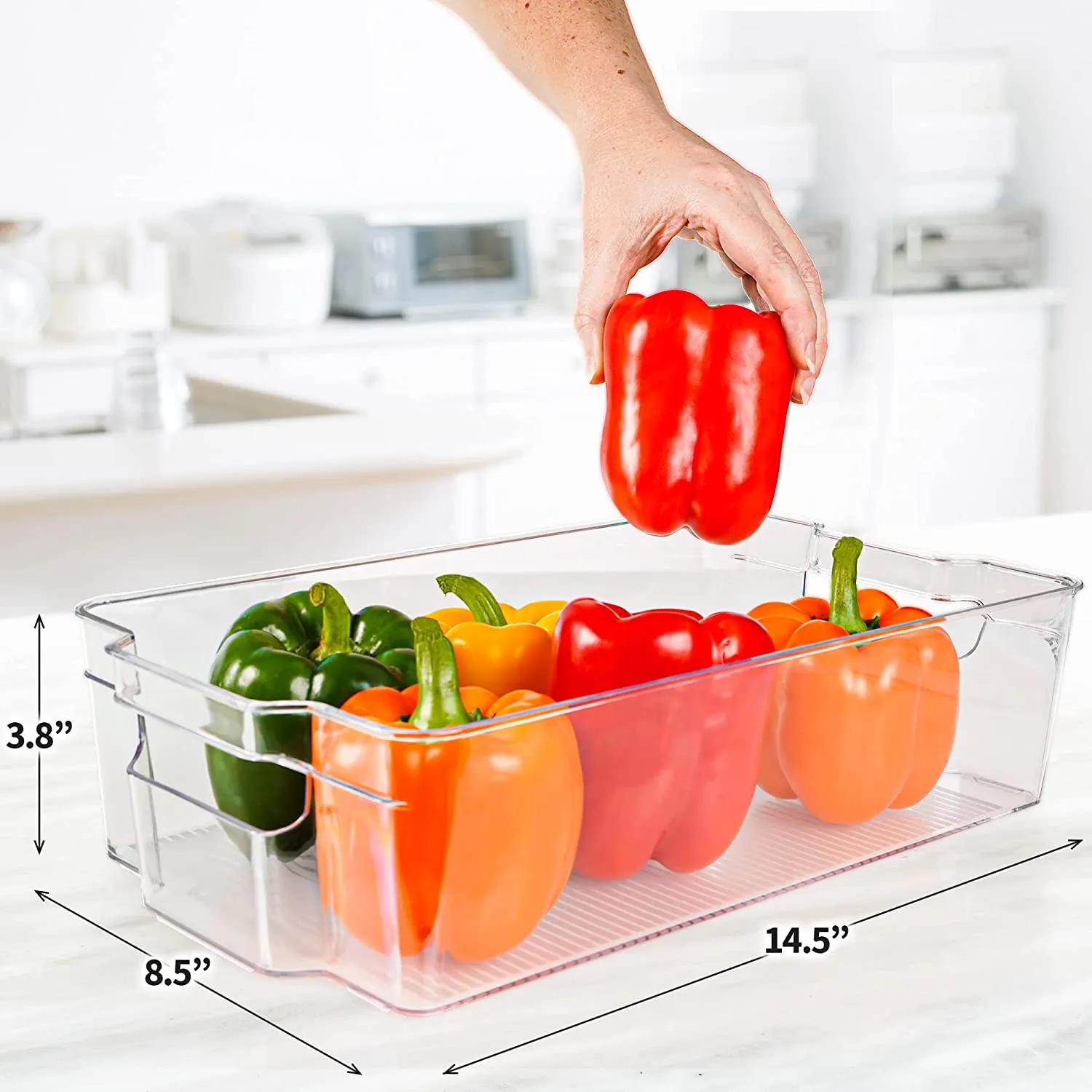 Refrigerator Organizer Bins - Easy Food Storage