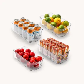 Refrigerator Organizer Bins - Easy Food Storage