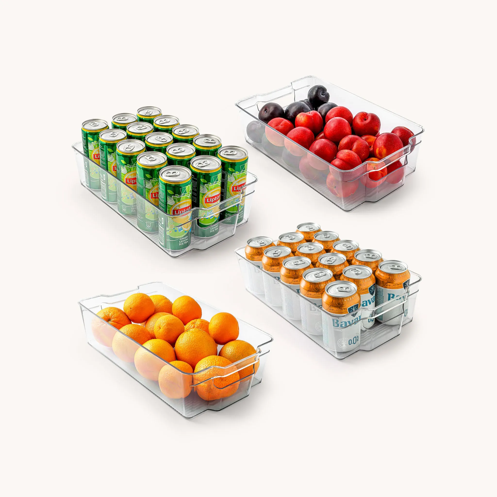 Refrigerator Organizer Bins - Easy Food Storage