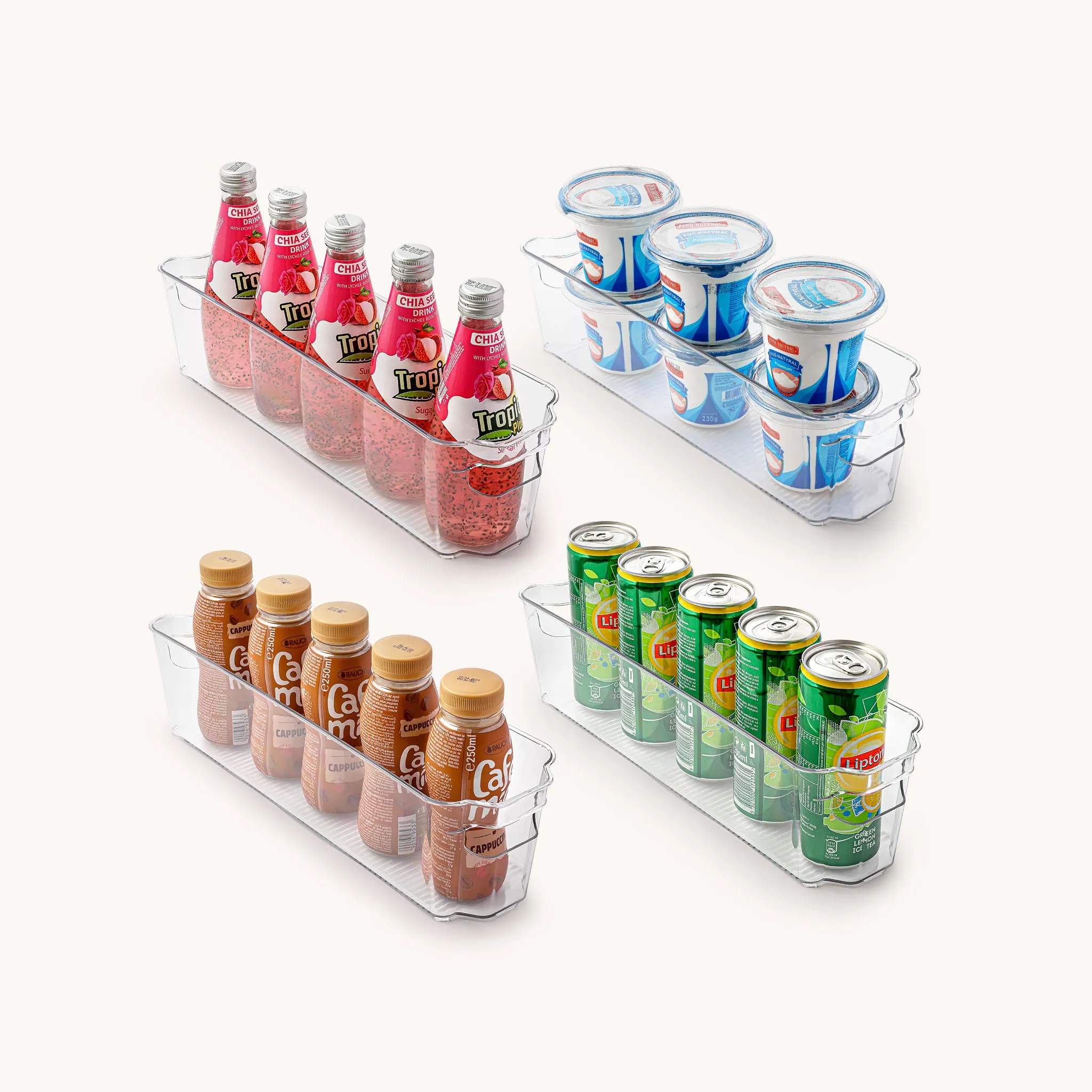 Refrigerator Organizer Bins - Easy Food Storage