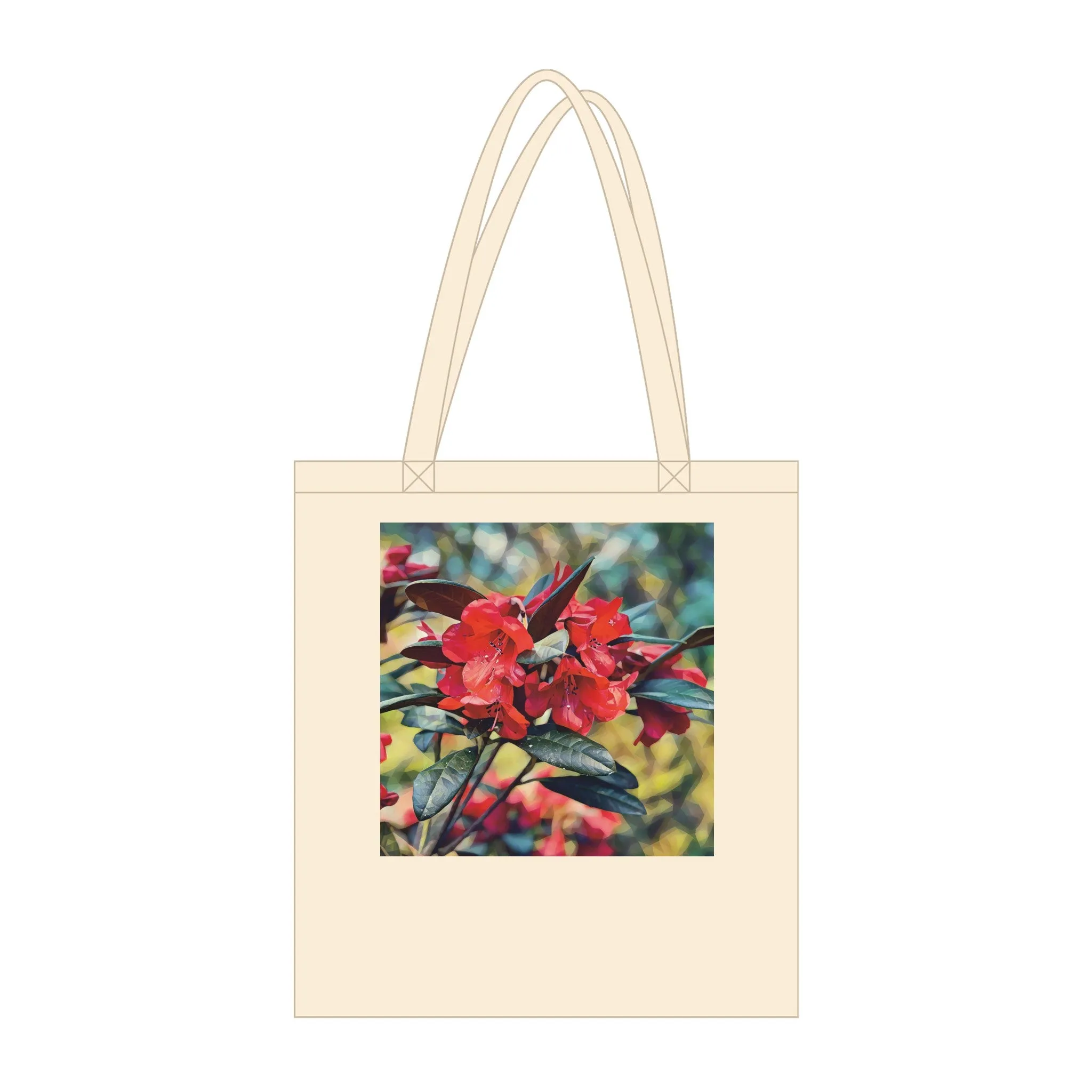 Rhododendron Organic Long Handles Tote Bag | SOL'S Stockholm 04091