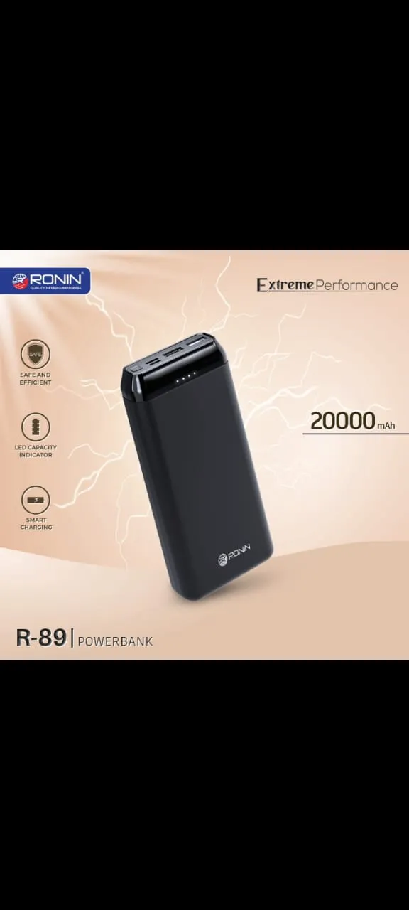 RONIN R-89 20000mAh Power Bank