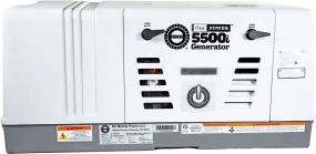 RVMP Flex Power 5500i Dual Fuel Mobile Generator 5.5kW Single Phase 124V 302cc OHV Air Cooled Gas or Propane New