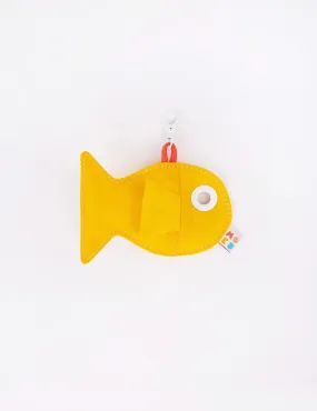 Saffron Fish Keychain