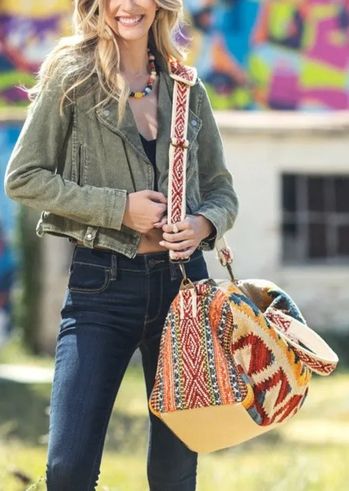 Sedona Aztec Print Weekender Duffle Bag