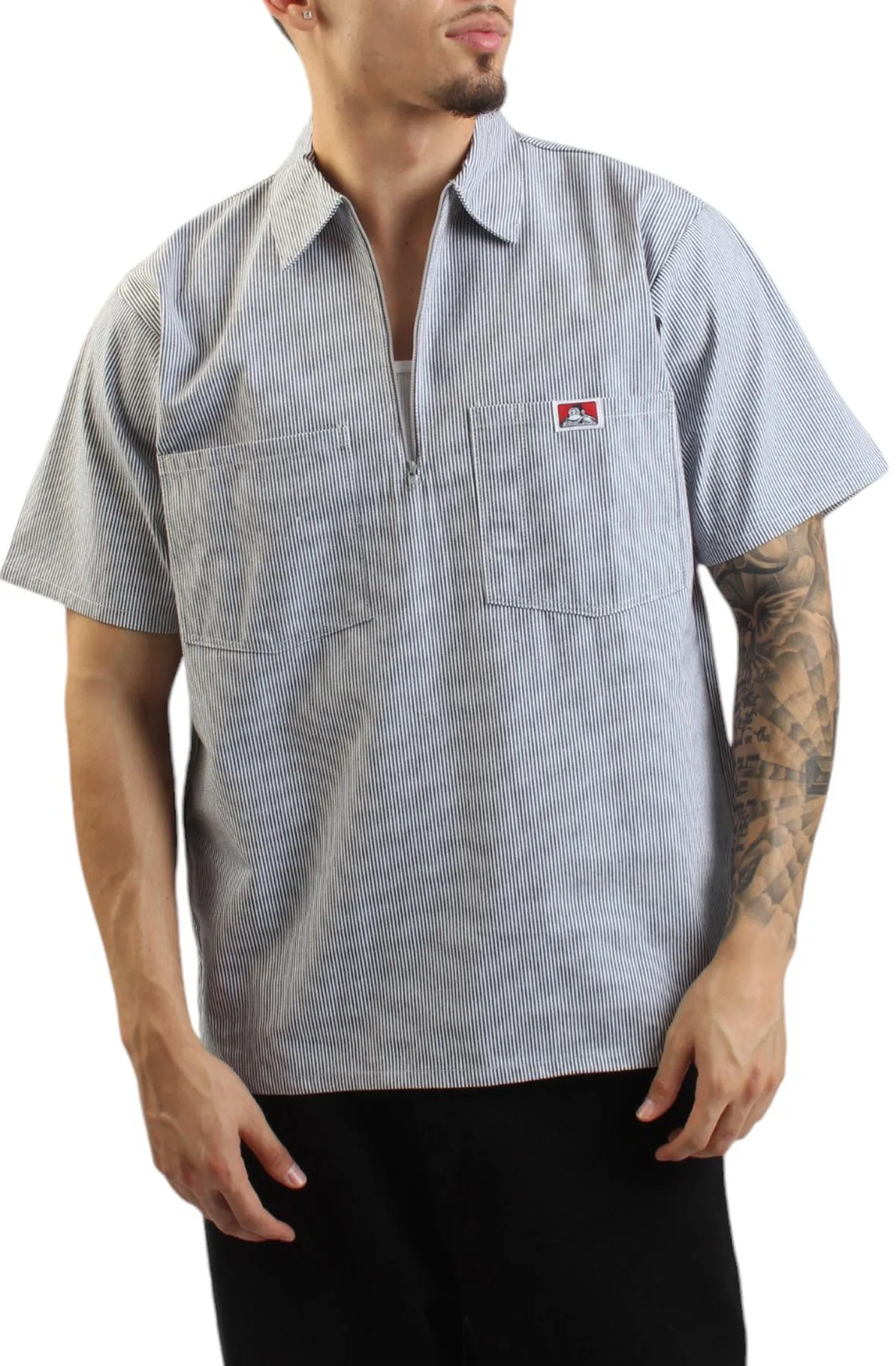 Short Sleeve ½ Zip Work Shirt