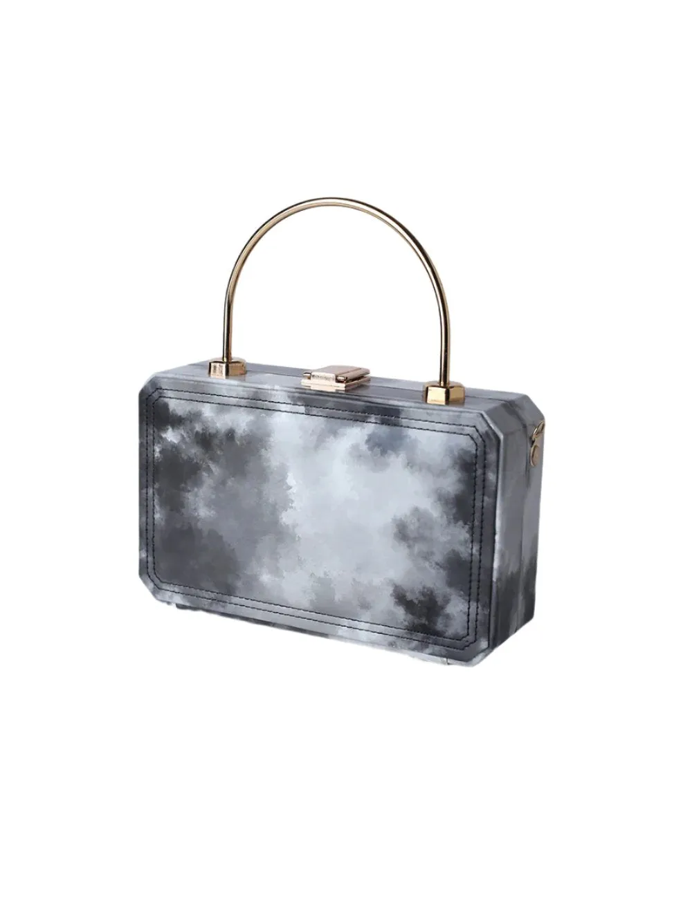 Silver Lining Cloud Clutch