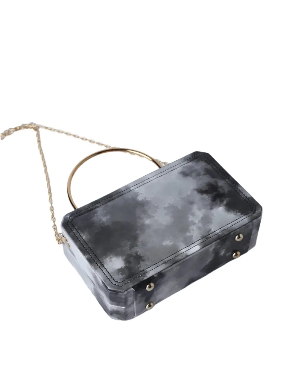 Silver Lining Cloud Clutch