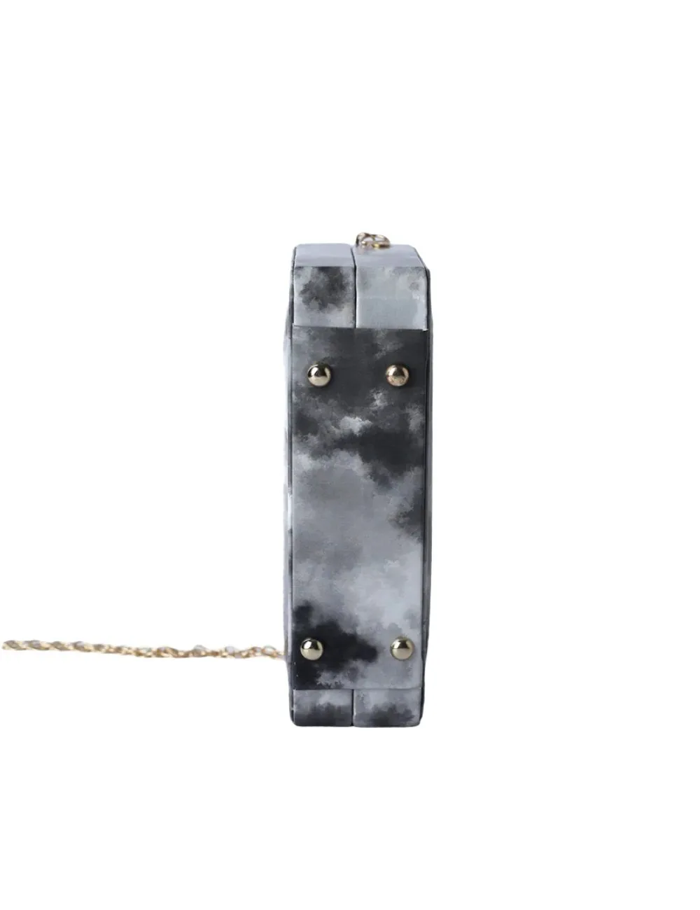 Silver Lining Cloud Clutch