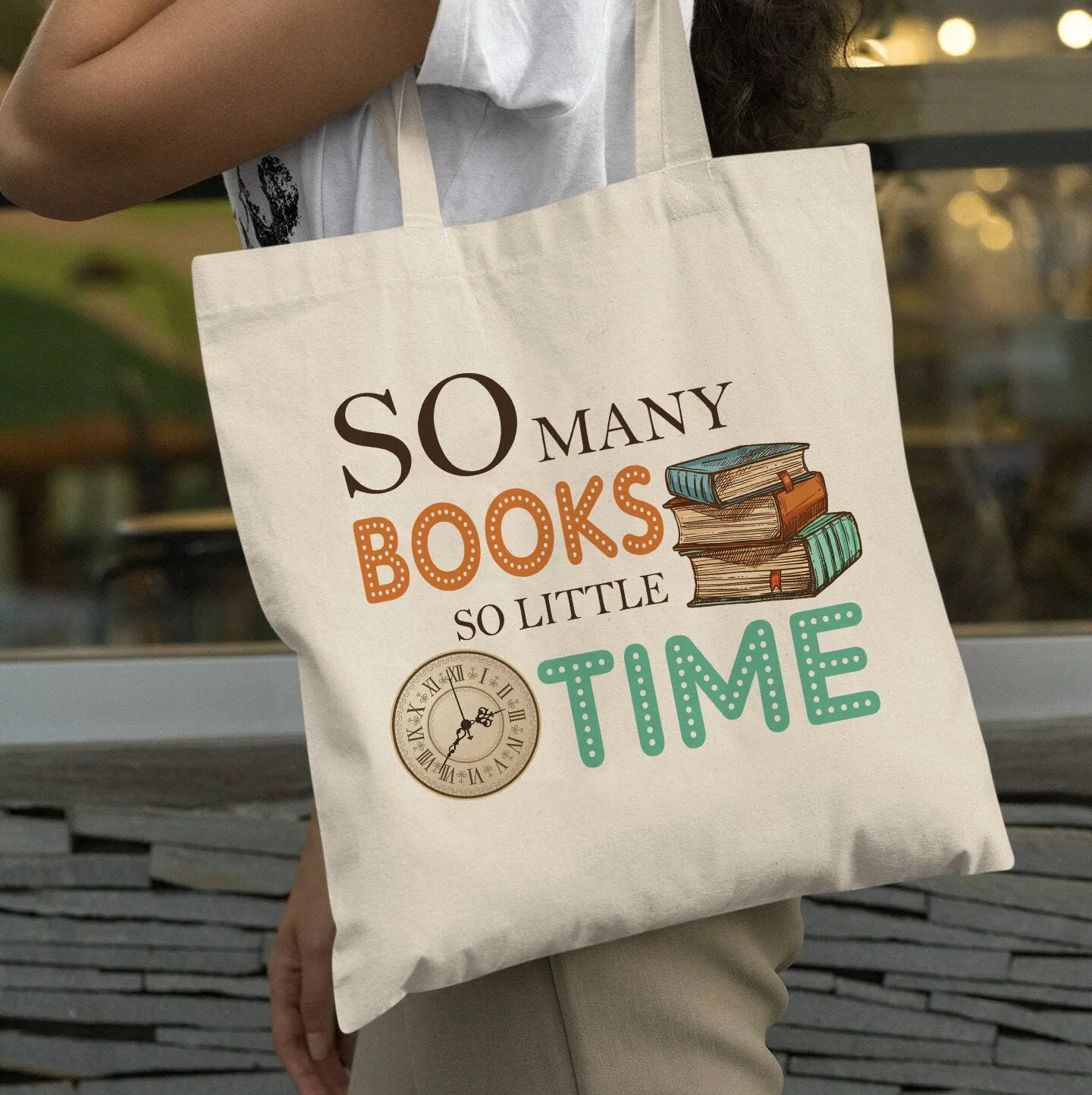 So Many Books So Little Time Book Lovers Gift TBW43