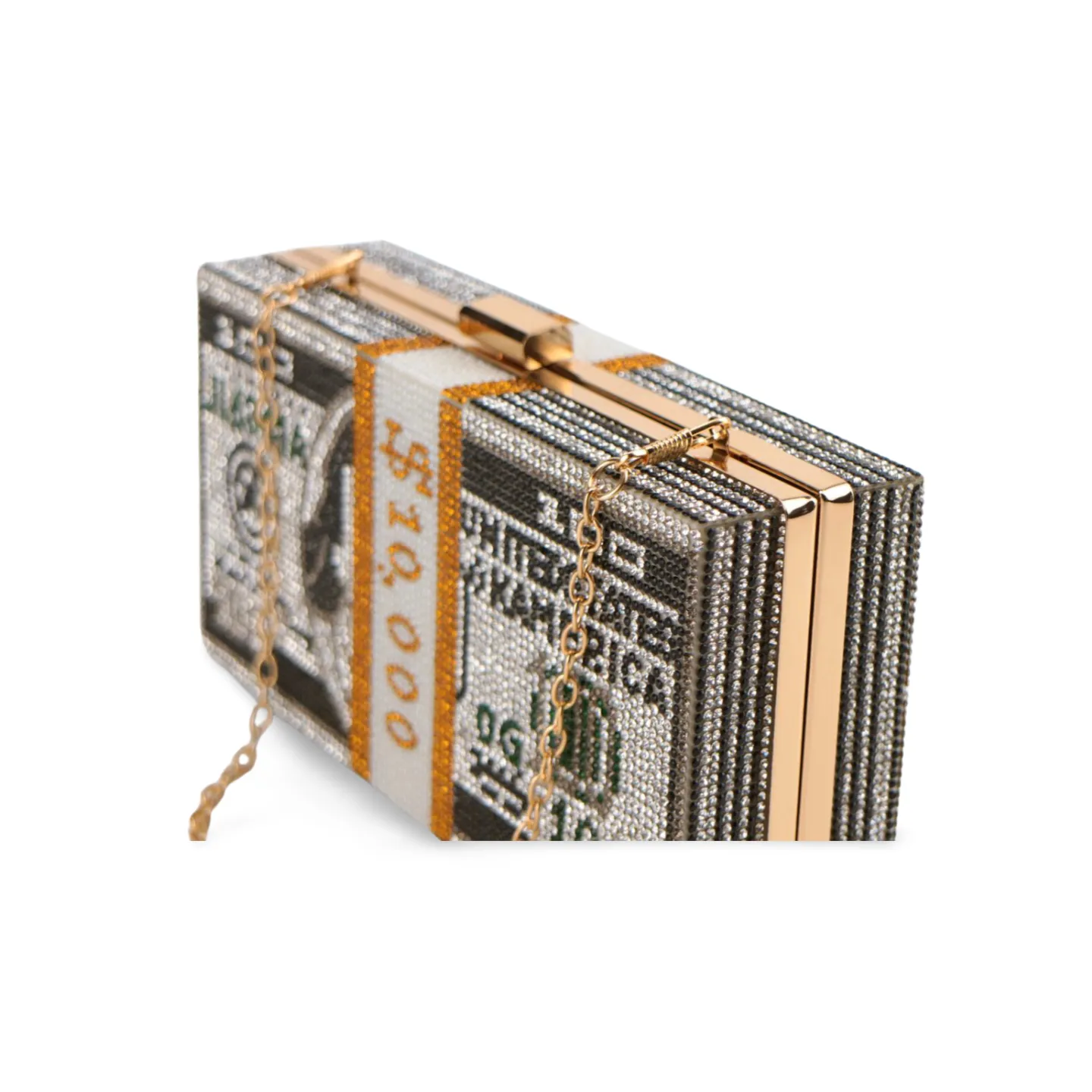 Sparkling Dollar Cash Clutch Bag | Unique Party Purse