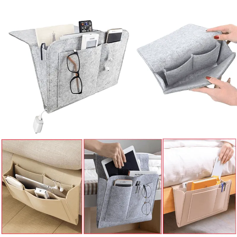 Stylish Hanging Bedside Storage Bag  Essential DormHome Accessory