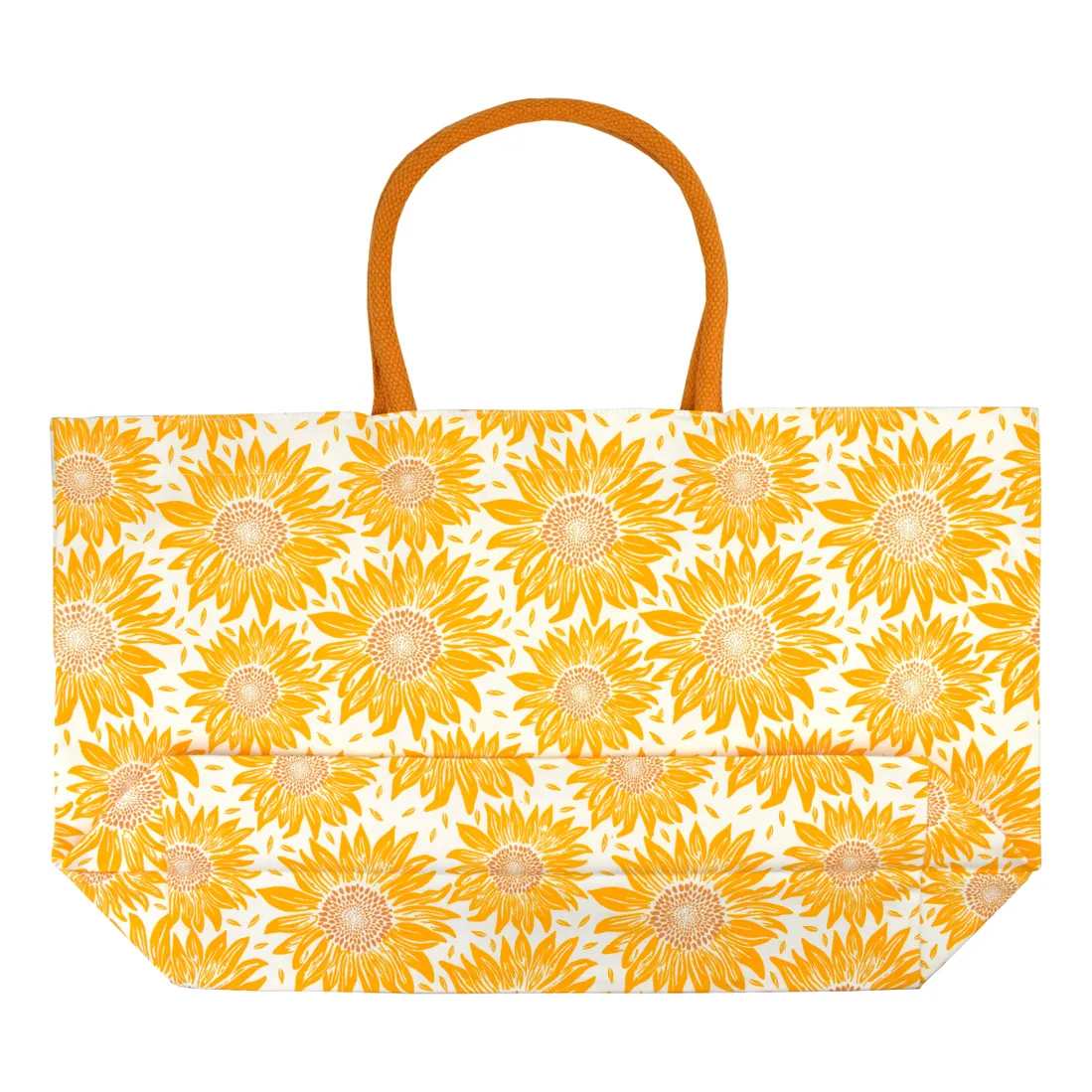 Sunflower Large Canvas Tote Bag