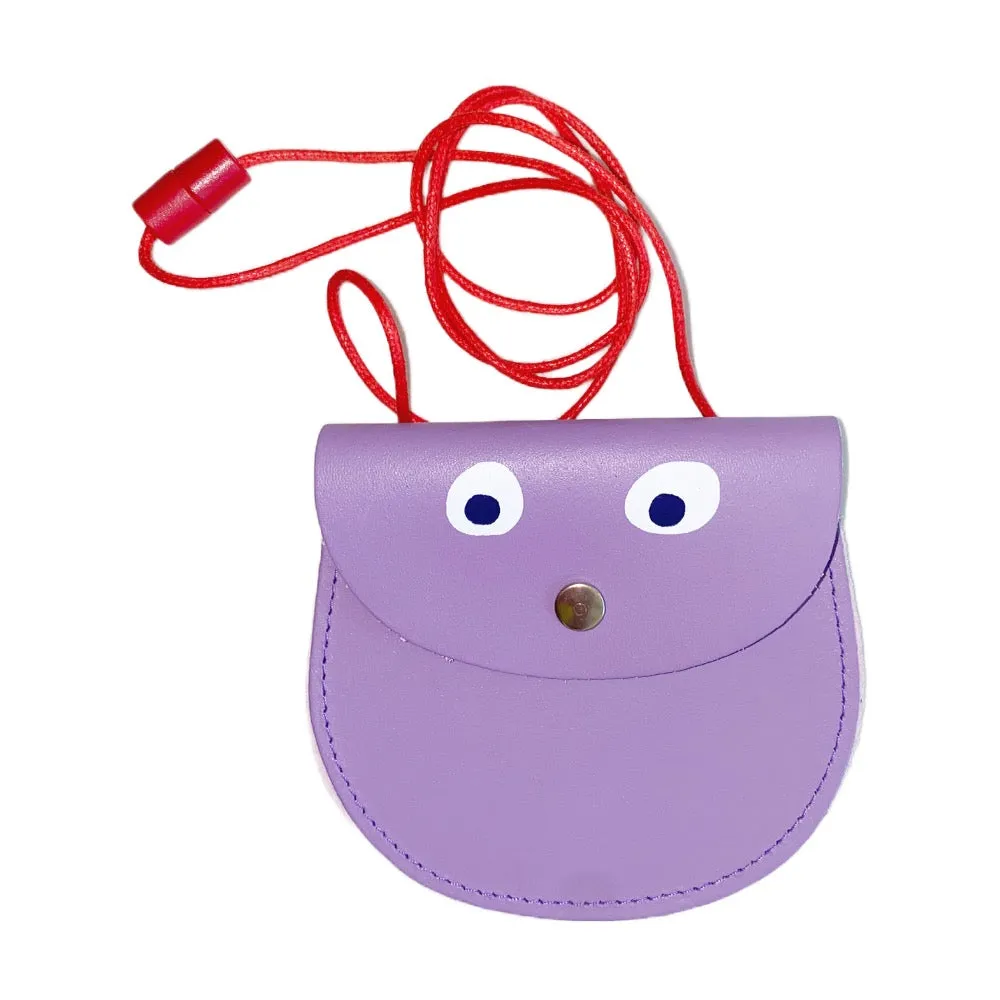 Surprise Eyes Pocket Money Purse · Purple