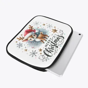 Tablet Sleeve - Merry Christmas - Reindeer