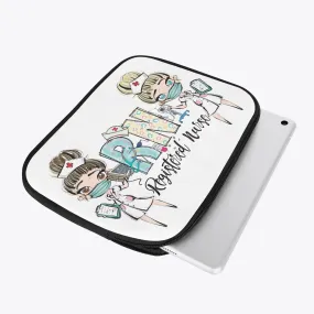 Tablet Sleeve, Nurse, RN, Registered Nurse, awd-638