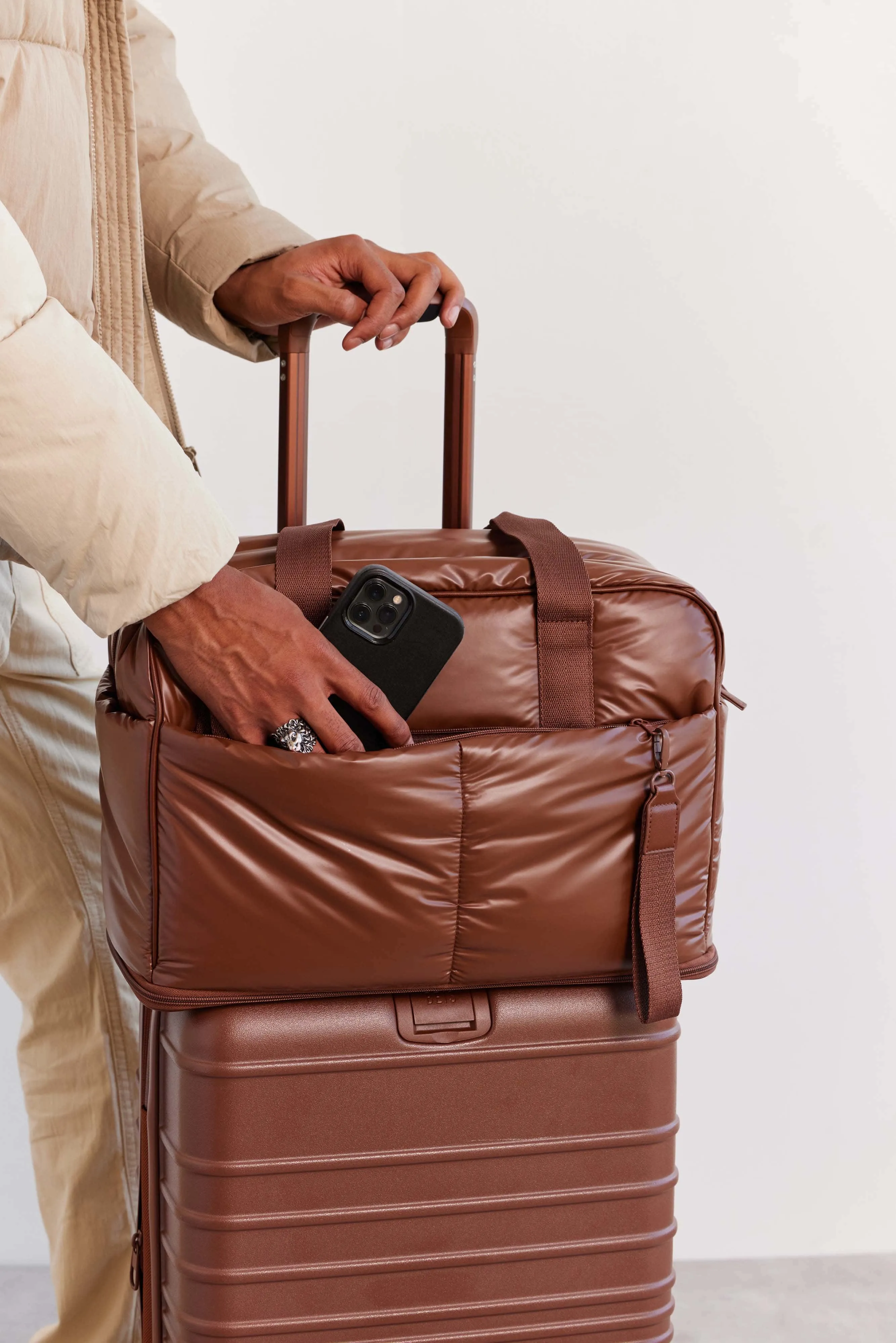 The Expandable Duffle in Maple