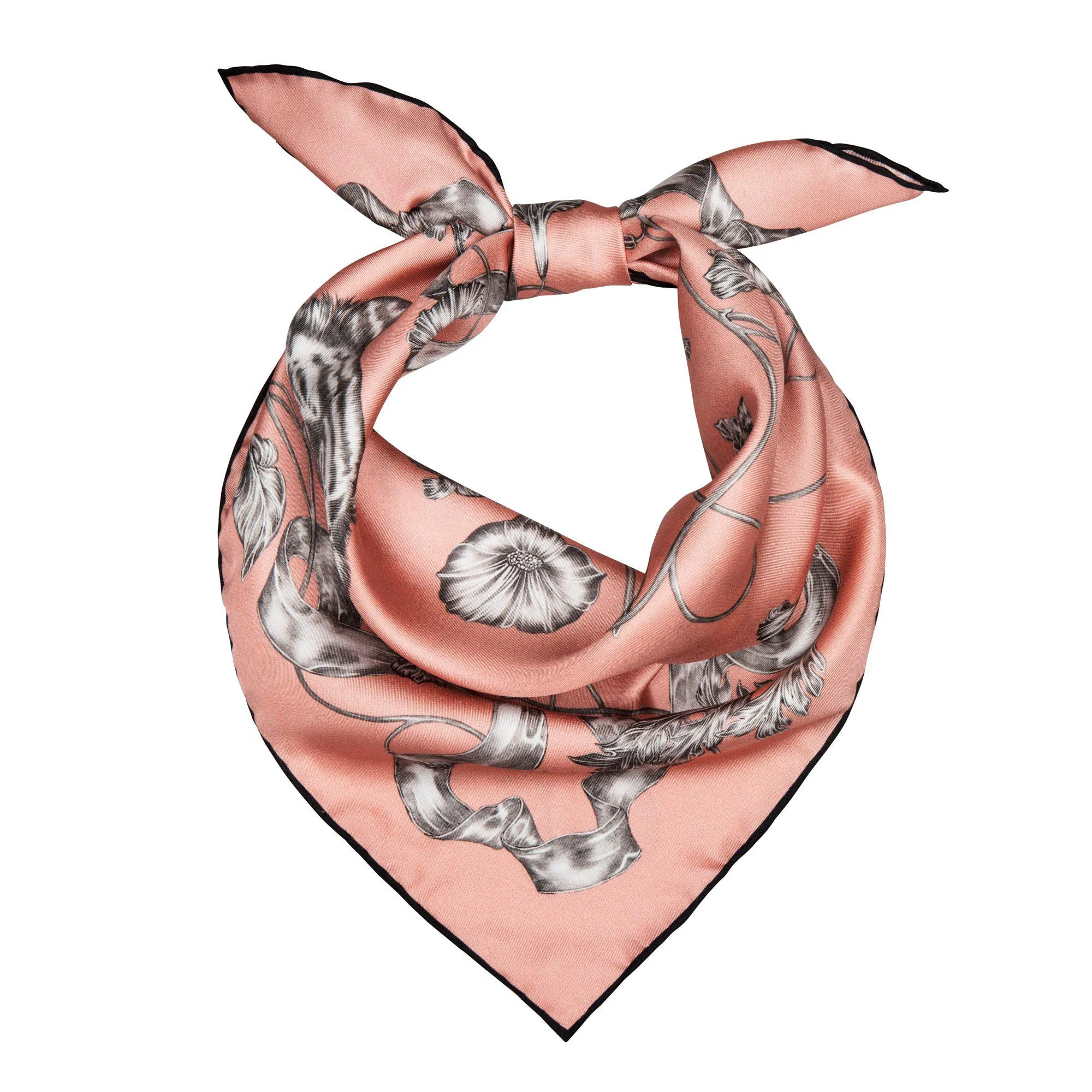 Totem Tiger Mini Silk Scarf Pink