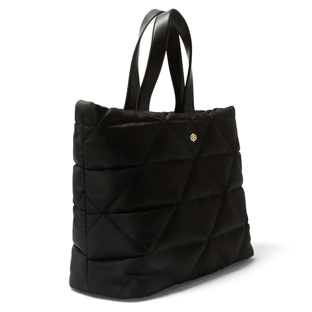 Tully Tote in Black Nylon