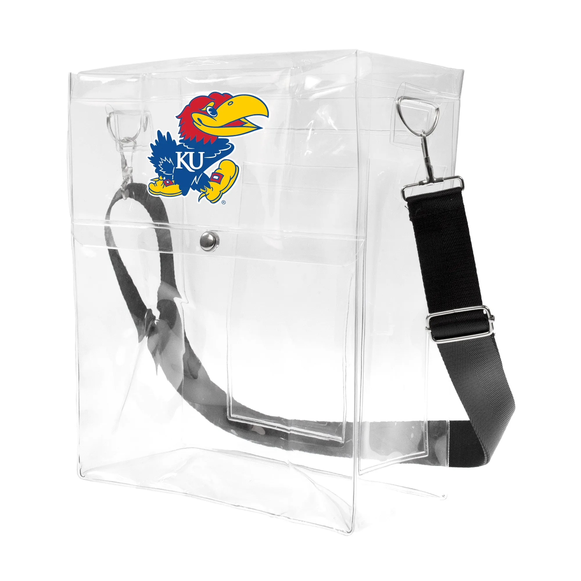 University of Kansas Clear Ticket Satchel