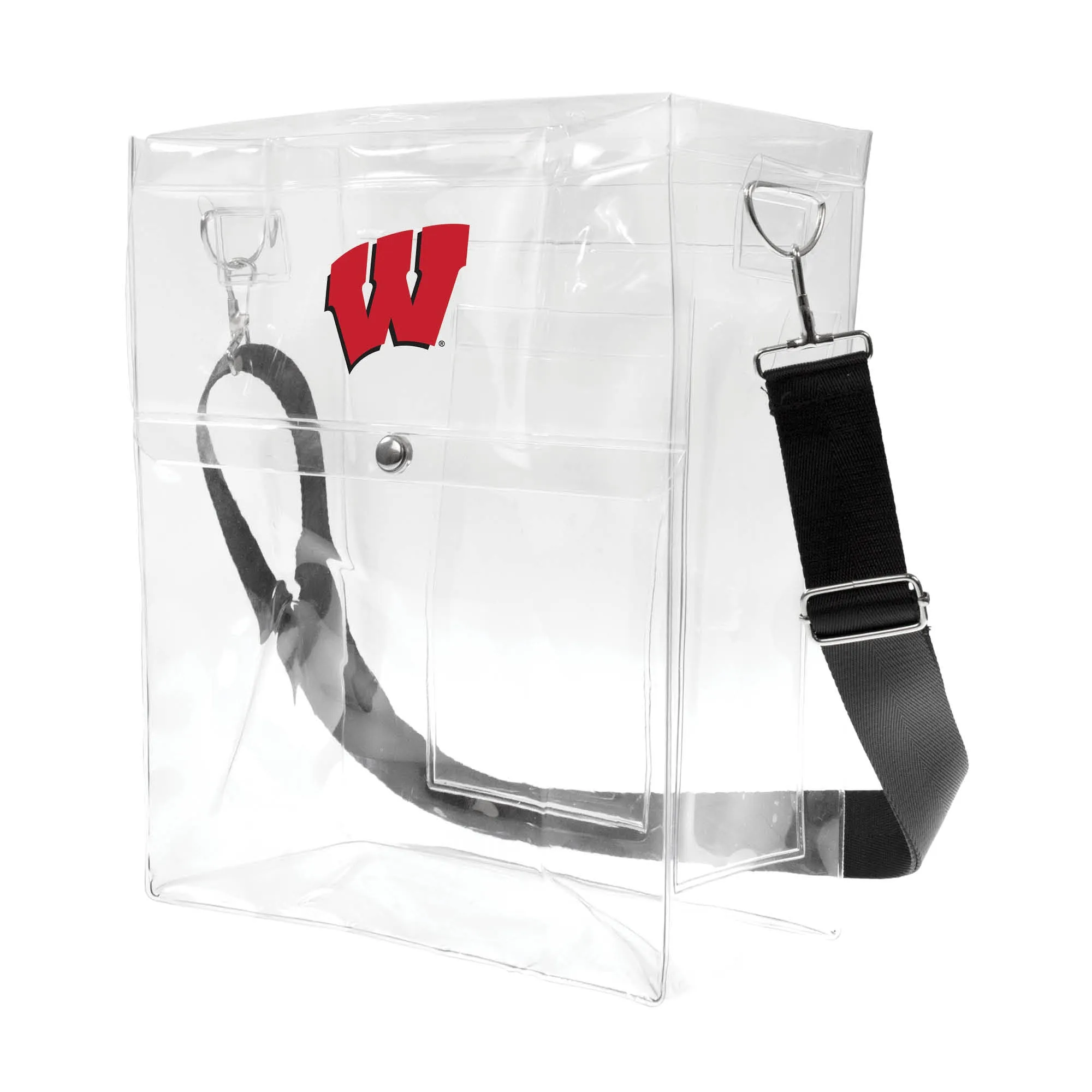 University of Wisconsin Clear Ticket Satchel