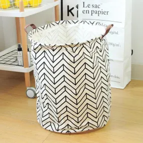 Vector Art Nursery Storage Laundry Basket