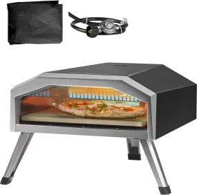 Vevor Pizza Oven 13" Outdoor Gas Propane with Pizza Stone New