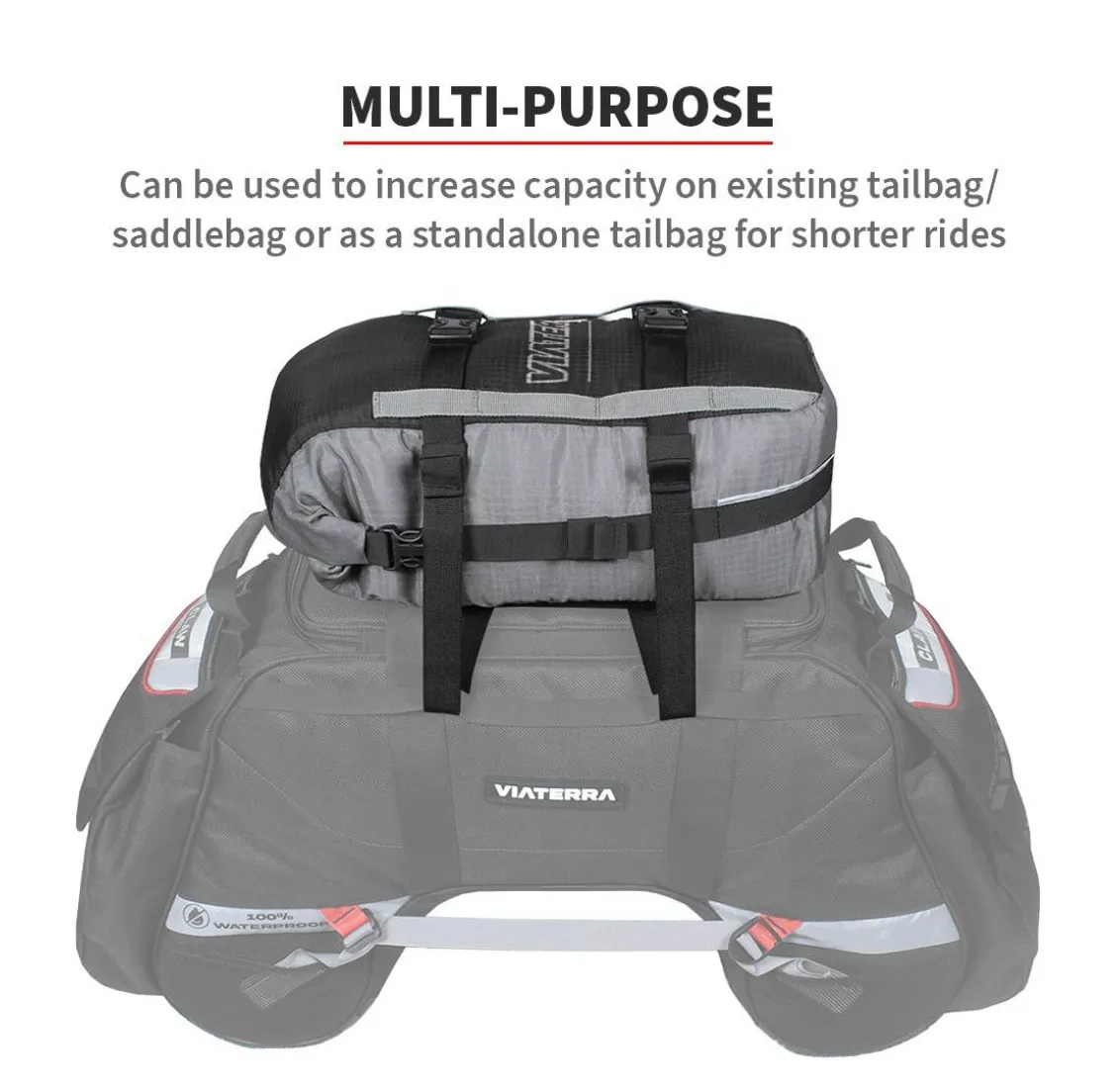 ViaTerra POD Expander Tail Bag Grey (VTPOD)