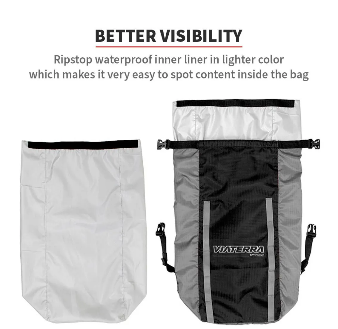 ViaTerra POD Expander Tail Bag Grey (VTPOD)