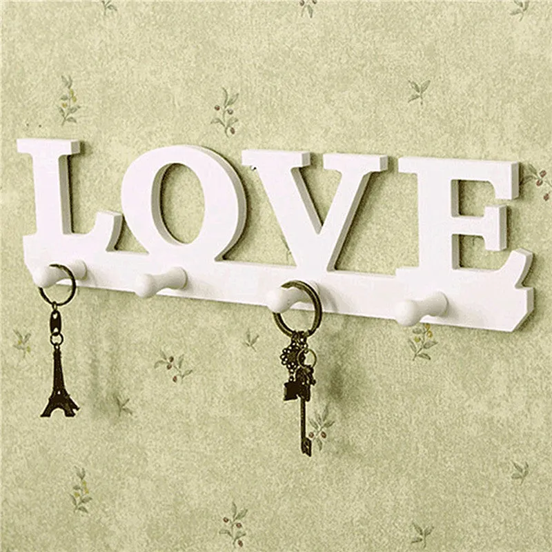 Vintage White Love Hanger