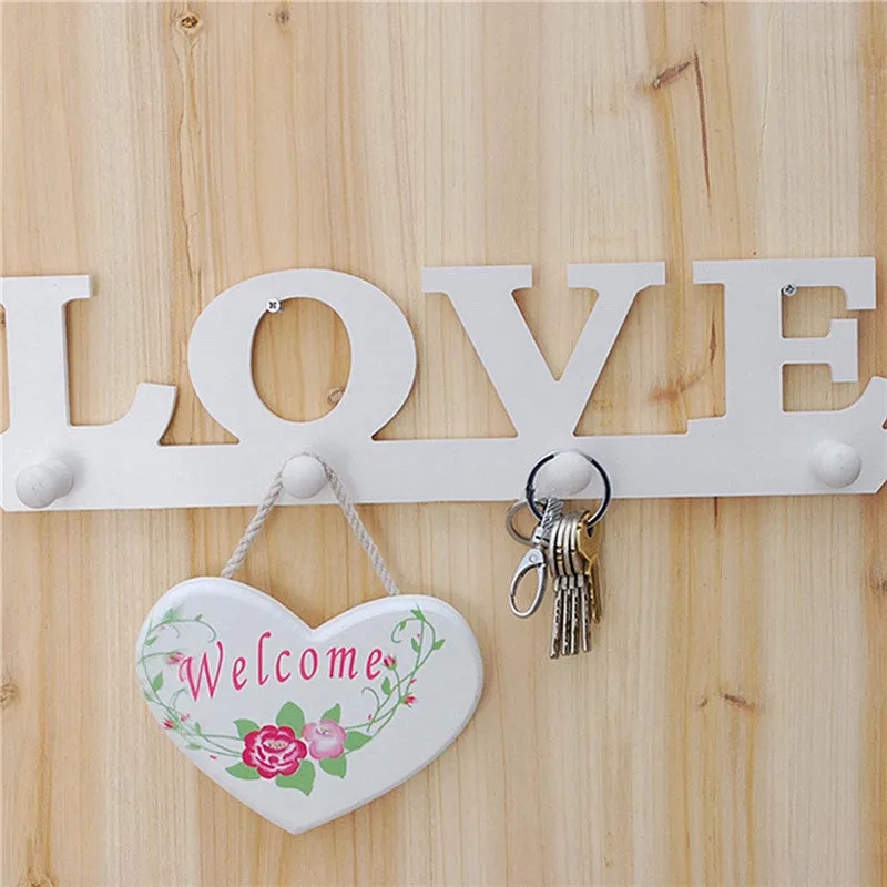 Vintage White Love Hanger