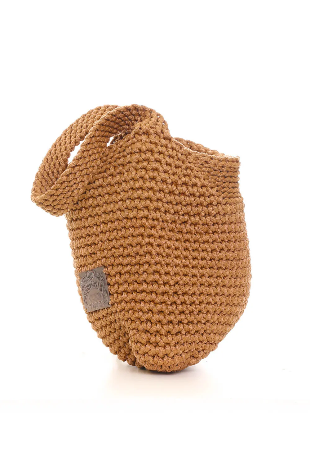 Vintage Y2K Camel Woven Knit Purse