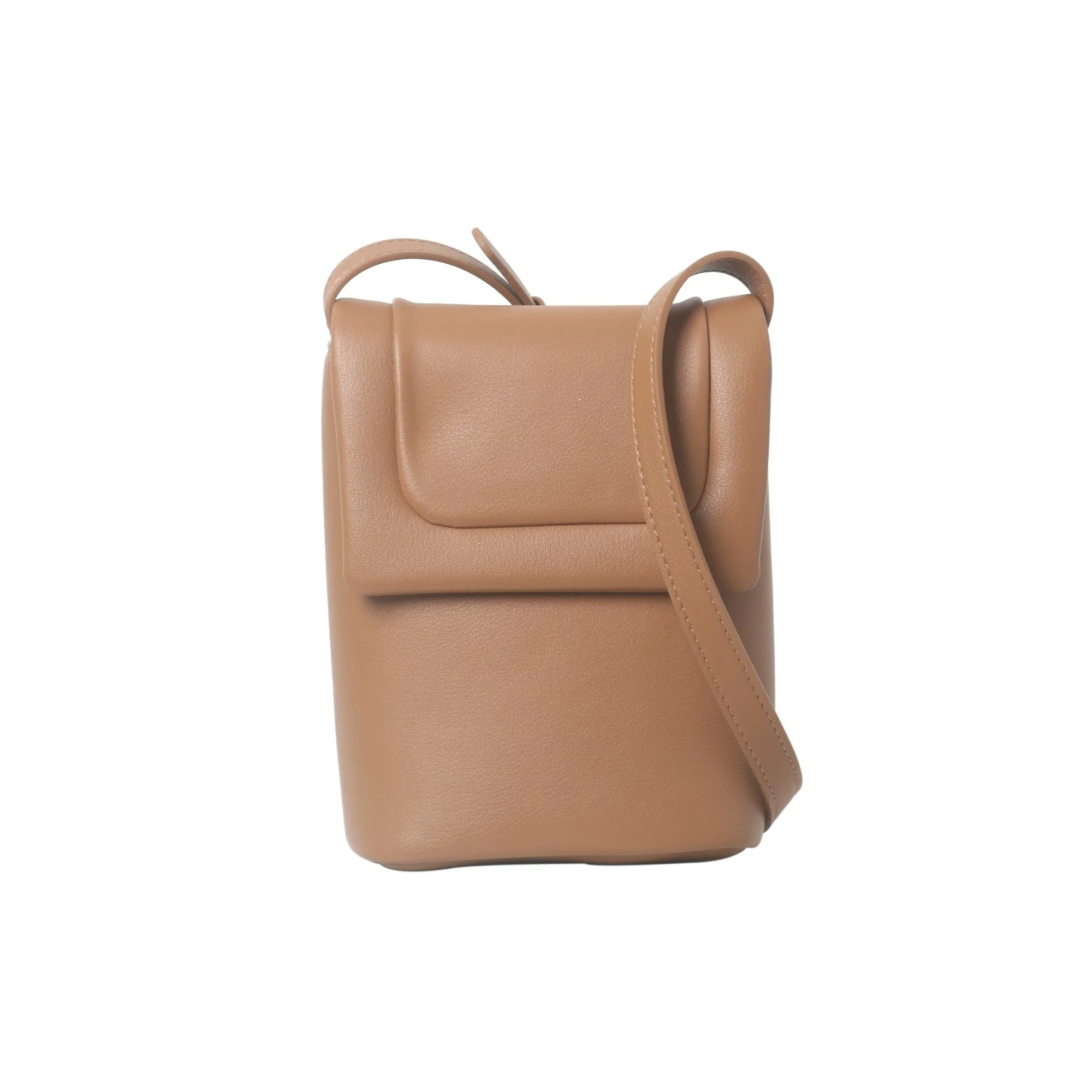 Womens Leather Phone Handle Bag