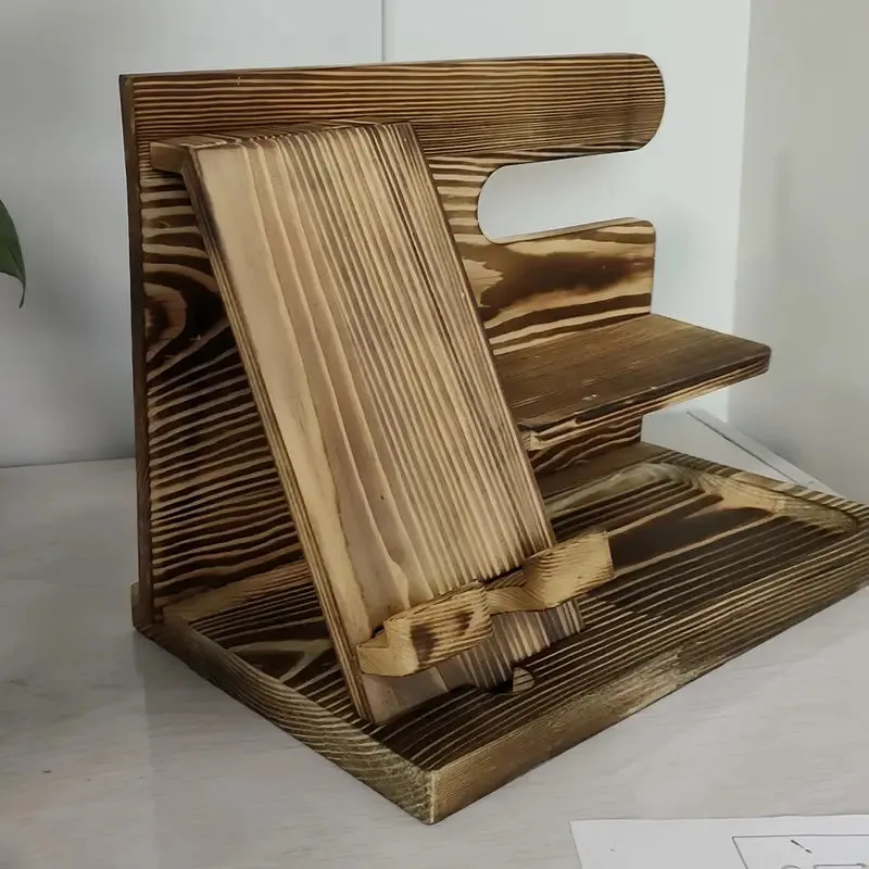 Wooden Phone And Daily Accessory Station