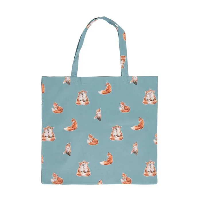 Wrendale Bright Eyed & Bushy Tailed Foldable Shopper Bag