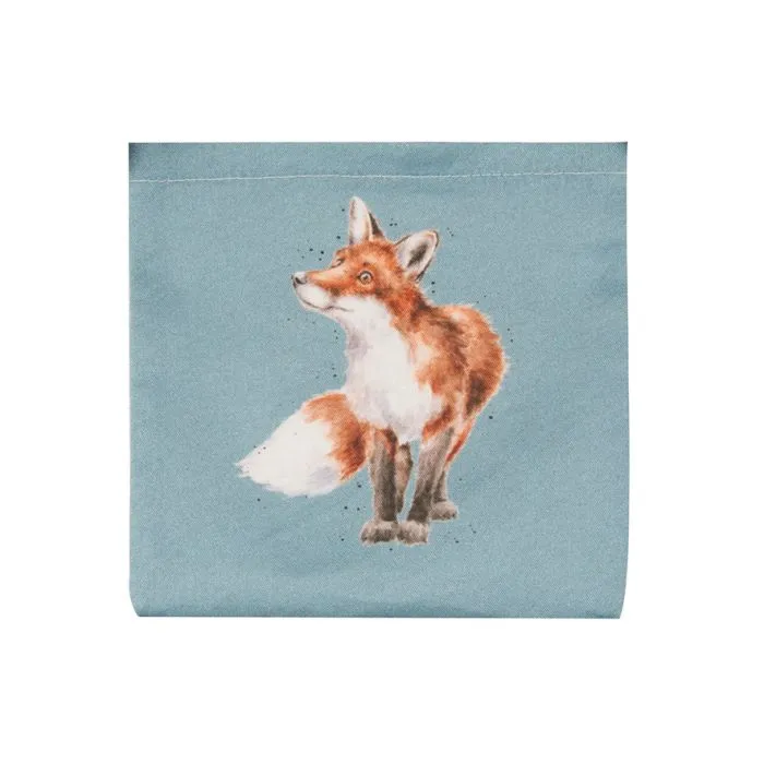 Wrendale Bright Eyed & Bushy Tailed Foldable Shopper Bag