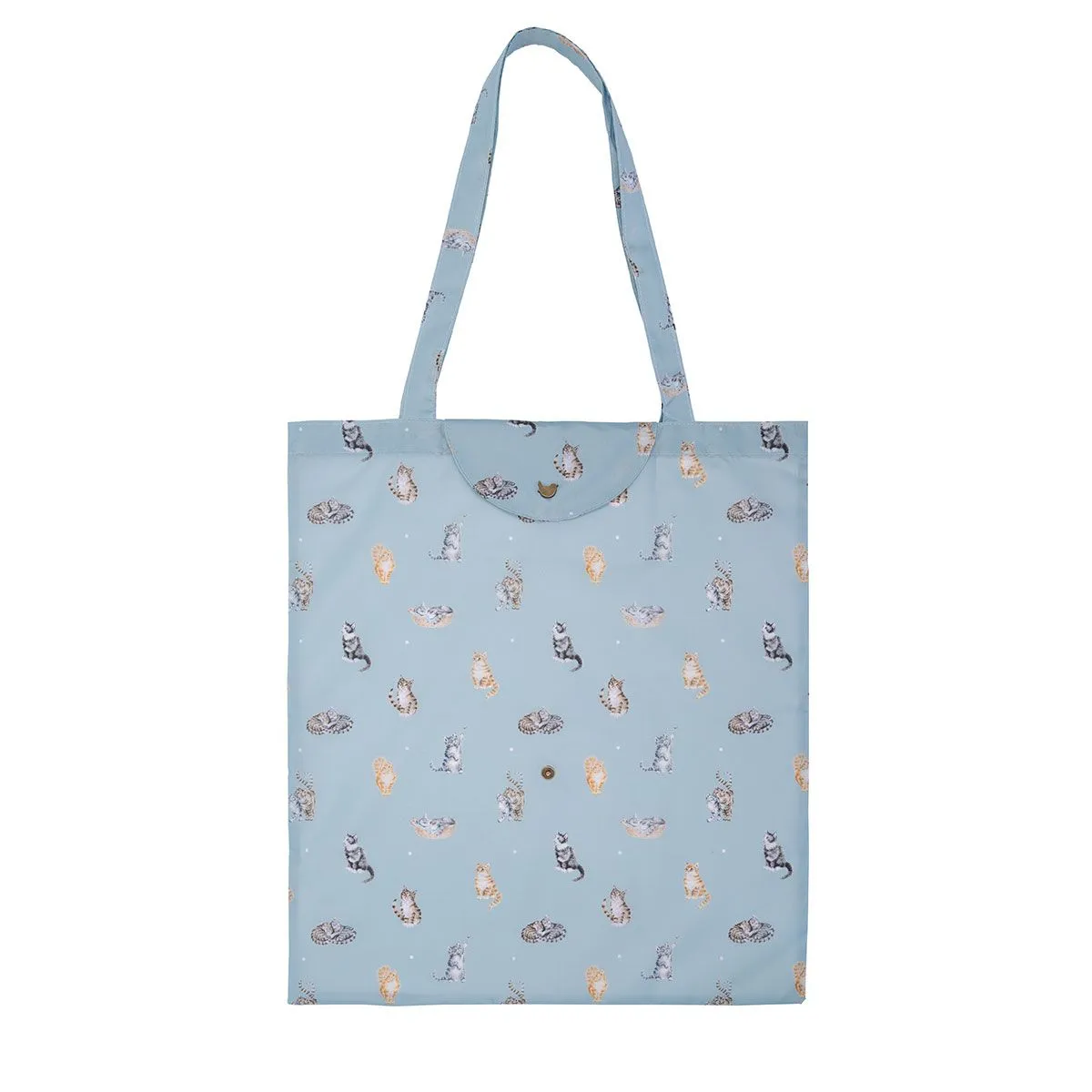 Wrendale Feline Friends Cat Foldable Shopper Bag