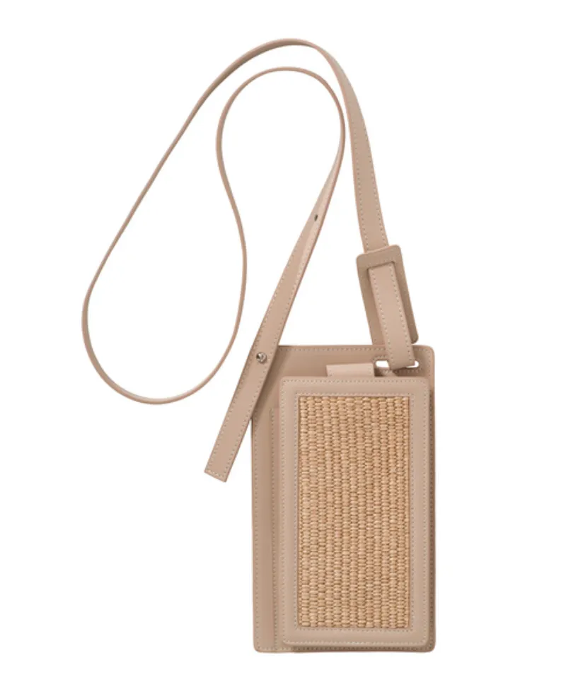 Yaya Taupe Phone Bag