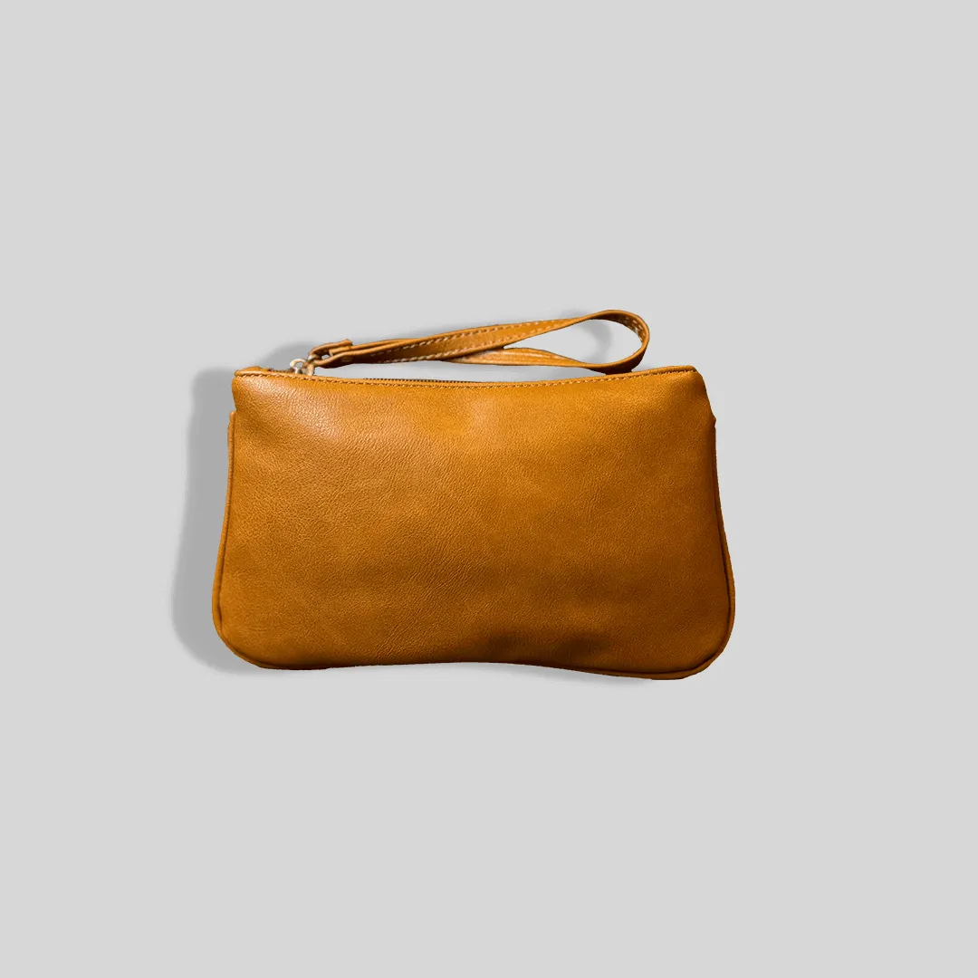 Zip Purse - Caramel